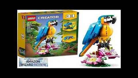 LEGO Creator 3 in 1 Exotic Parrot Building Toy Set Transforms Review