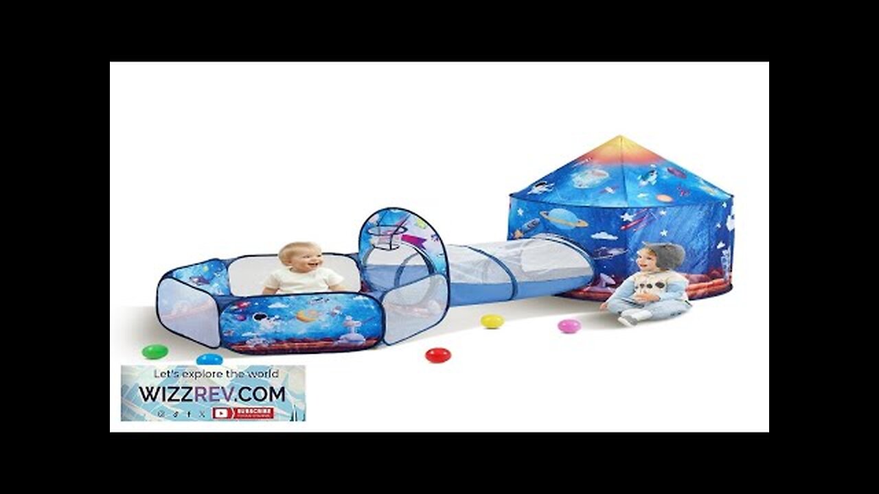 VEVOR 3 in 1 Kids Play Tent with Tunnel for Boys Girls Review