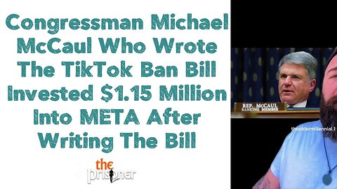 Congressman Michael McCaul Who Wrote The TikTok Ban Bill Invested $1.15 Million Into META