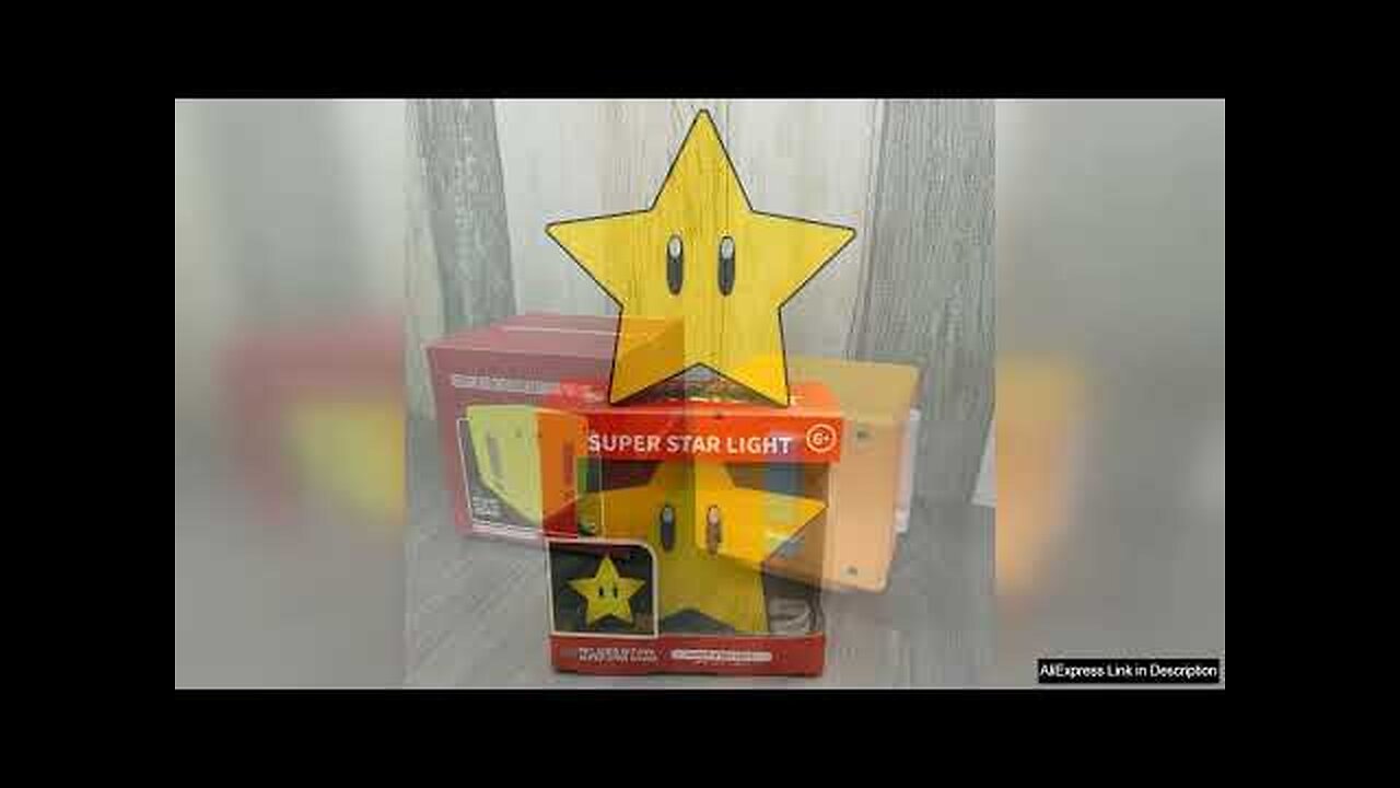 LED Question Mark Night Light Super Mario Bros Games Toy Children Night Review