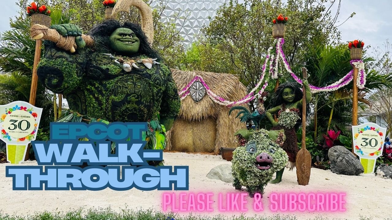 🌸 EPCOT Flower & Garden Festival 2025 | Opening Day Walkthrough | No Commentary 🌿 4K