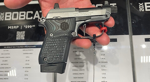 Beretta 20X Bobcat Pistol with Threaded Tip-Up Barrel