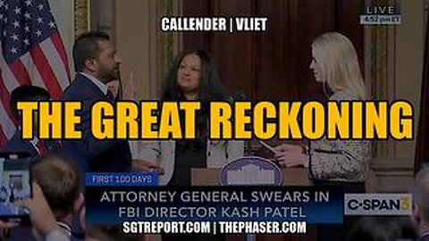 MUST HEAR- THE GREAT RECKONING -- Todd Callender & Dr. Lee Vliet