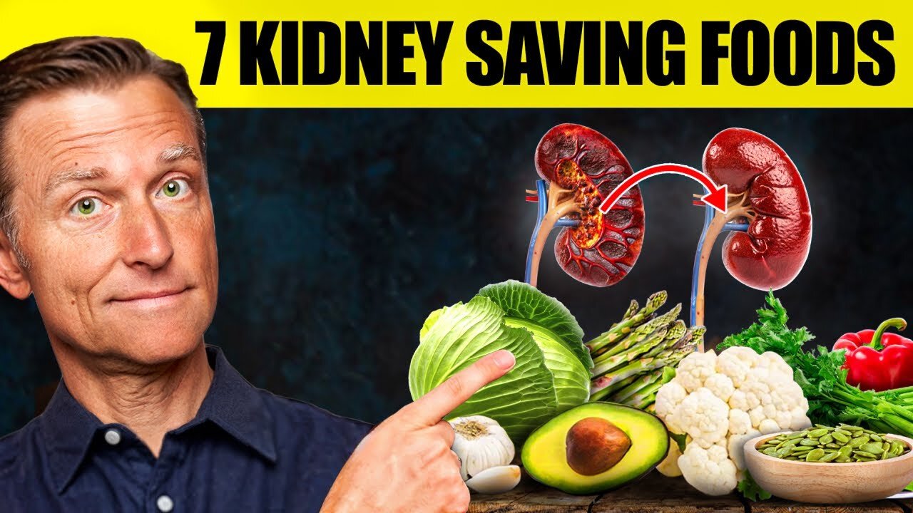 Dr Berg : 7 Foods to REVERSE Kidney Damage (Must Watch)