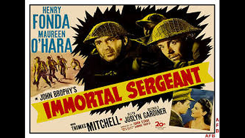 Immortal Sergeant ( Henry Fonda & Maureen O Hara ) Full Movie 1943