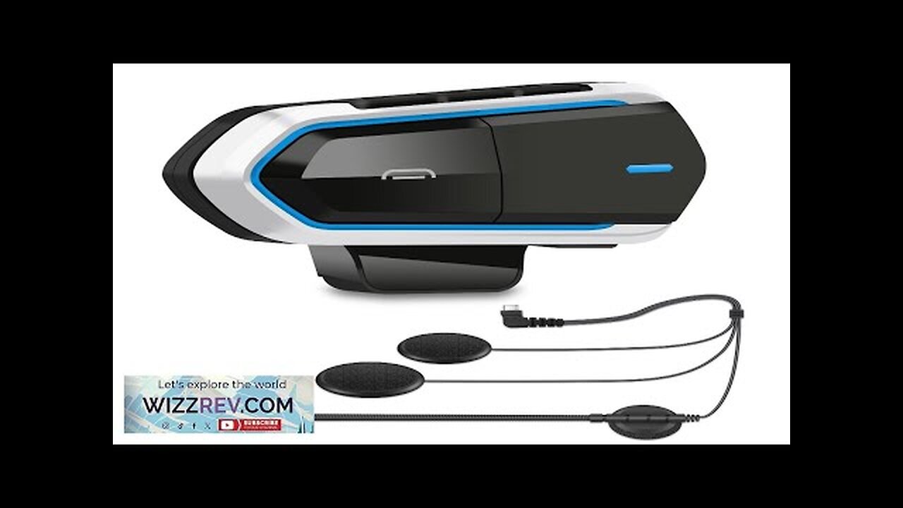 QTB35 Motorcycle Bluetooth Helmet Headset Wireless Music Headphone Over-ear Stereo Headset Review