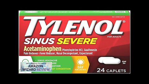 Tylenol Sinus Severe Daytime Cold & Flu Relief Medicine Caplets Non-Drowsy Pain Review