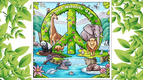 Happy Wildlife Day! 🌿🎨 | Relaxing Digital Painting of Wild Nature - 3rd March Coloring Canvas