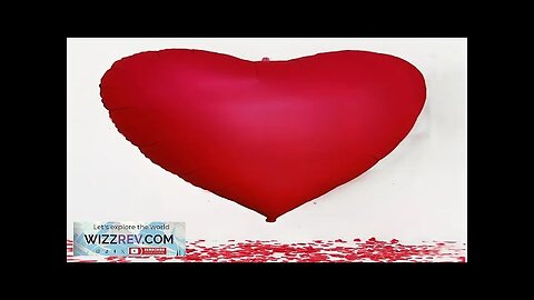 60Inch Heart-Shaped Foil Balloon for Brithday Propose Parties Decoration Oversize Balloon Review