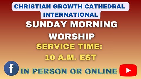 C.G.C. Sunday Morning Service (February 23th 2025)