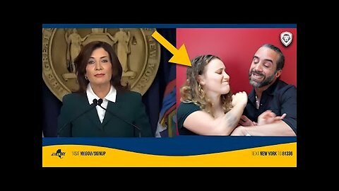 Sign Language Interpreter HIJACKED During Kathy Hochul's Toll Briefing!