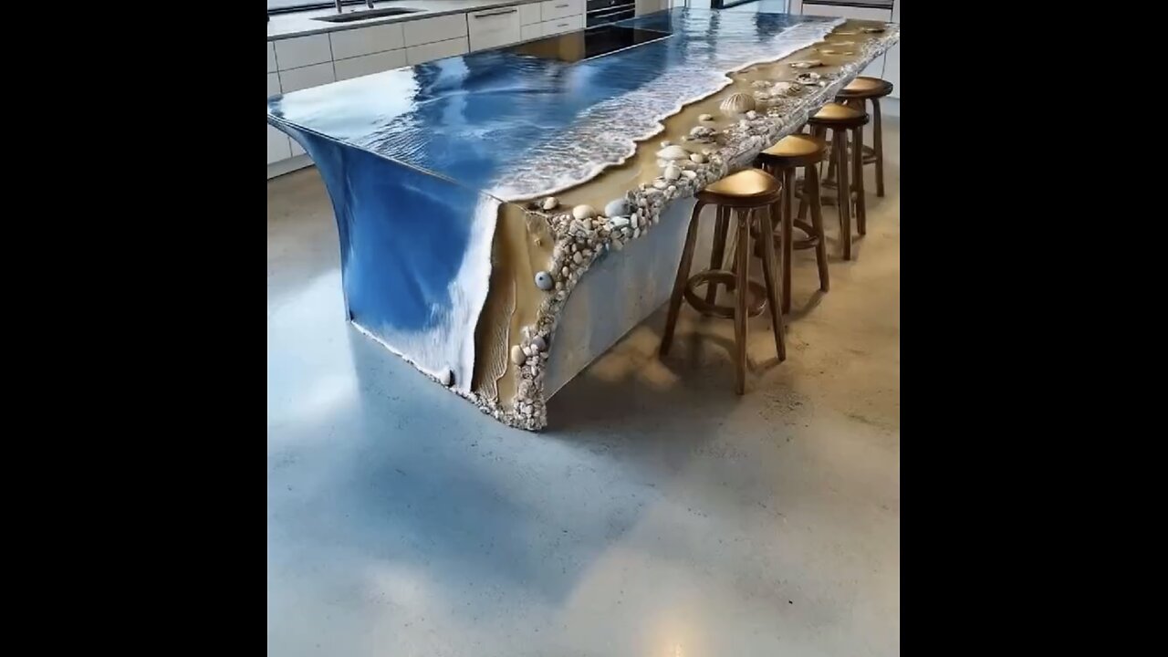 ENJOY UNIQUE KITCHEN COUNTER-TABLES🏠🖼️🧊🚰BEAUTIFUL SCENERY🏠🏝️🧊🚰💫