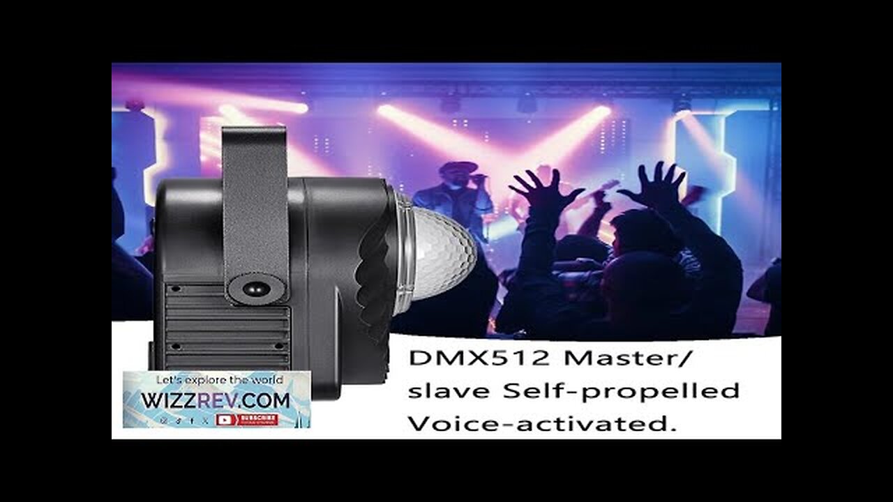 Brand New 20W Mini 4 in 1 RGBW Lamp Universal DMX512 12 Review