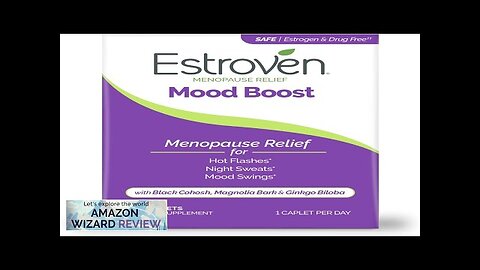 Estroven Mood Boost For Menopause Relief 30 Ct. Clinically Proven Review