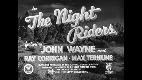 The Night Riders (1939)