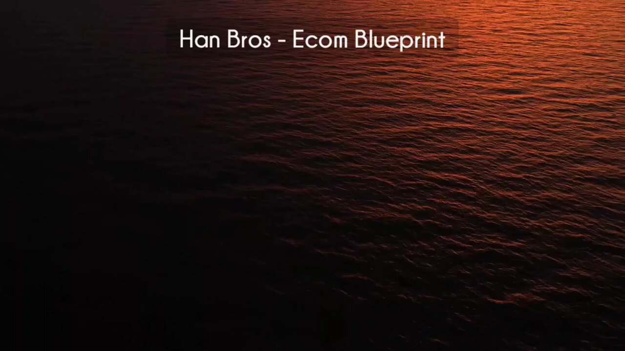 (courseslibrary.com)Han Bros - Ecom Blueprint Course download