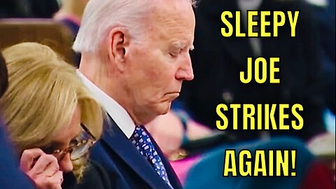 Stick a FORK in JOE…HE’S DONE! 💤