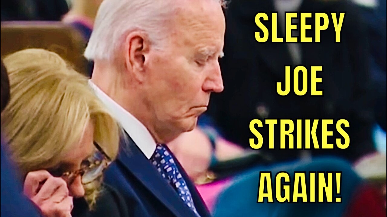 Stick a FORK in JOE…HE’S DONE! 💤