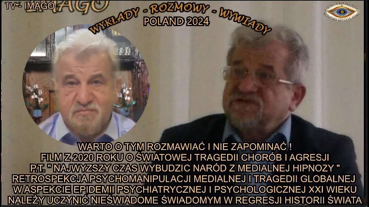 NAJWYŻSZY CZAS WYBUDZIC NARÓD Z MEDIALNEJ HIPNOZY. FILM O ŚWIATOWEJ TRAGEDII CHORÓB I AGRESJI.