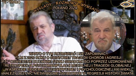 OŚWIECIENIE DUCHOWE STANU SWIADOMOSCI POPRZEZ UZDROWIENIE. FILM O ŚWIATOWEJ TRAGEDII CHORÓB I AGRESJI.