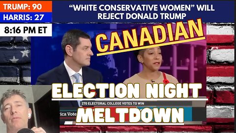 CBC (Canadian Broadcast Corporation) Leftist Election Night MELTDOWN