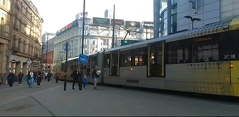 Tram chaos in Manchester!