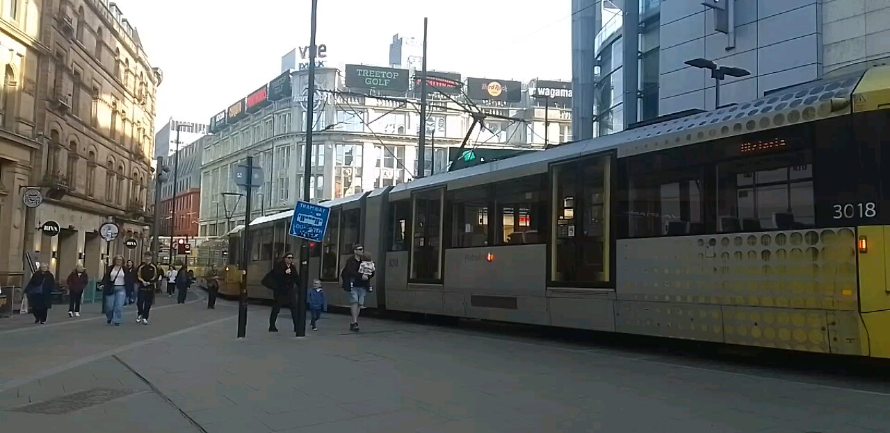 Tram chaos in Manchester!