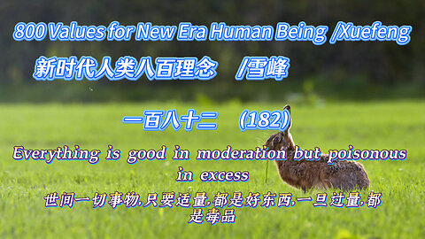 800 Values for New Era Human Being（182）