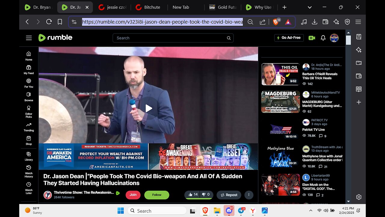 PSA: JASON DEAN COVID JAB CAUSING SUDDEN ONSET PSYCHOSIS