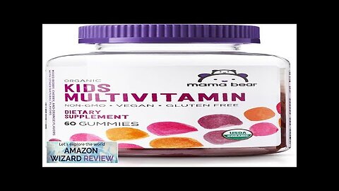 Amazon Brand Mama Bear Organic Kids Multivitamin 60 Gummies 1 Month Review