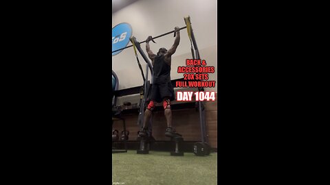 20 Set Full Back Workout (Day 1044)