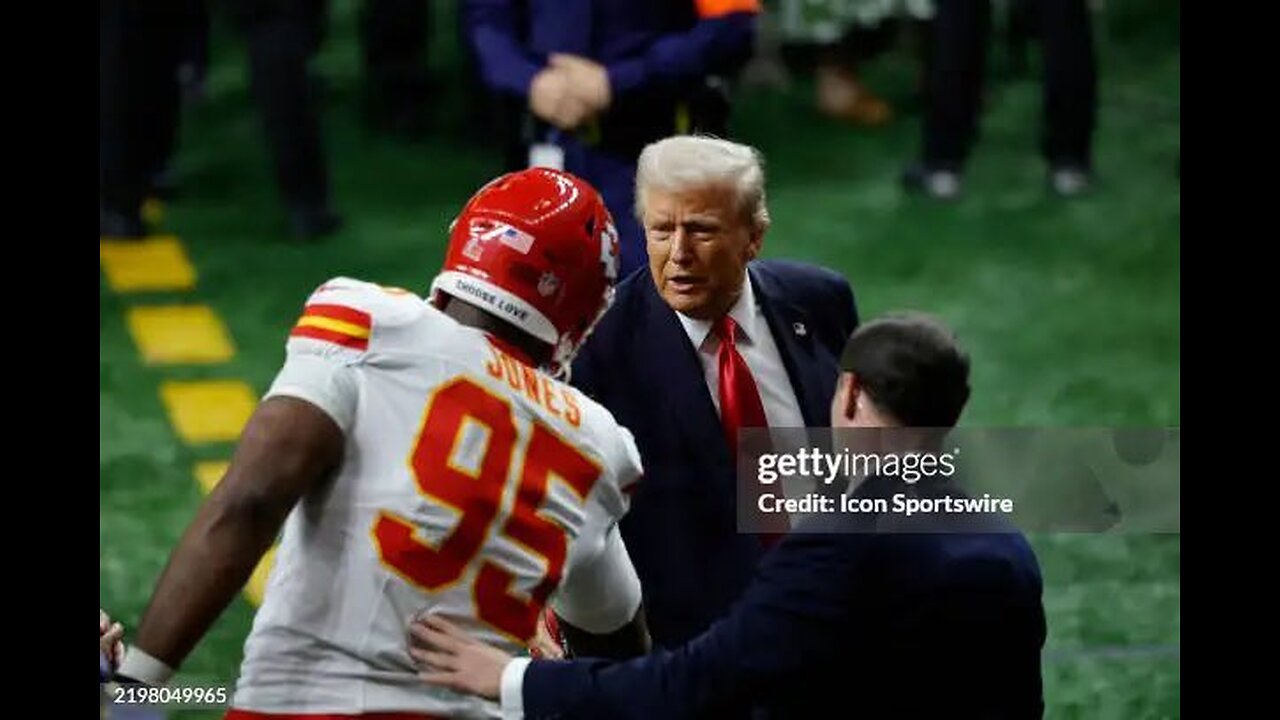 President Trump is the first sitting U.S. president to attend the Super Bowl