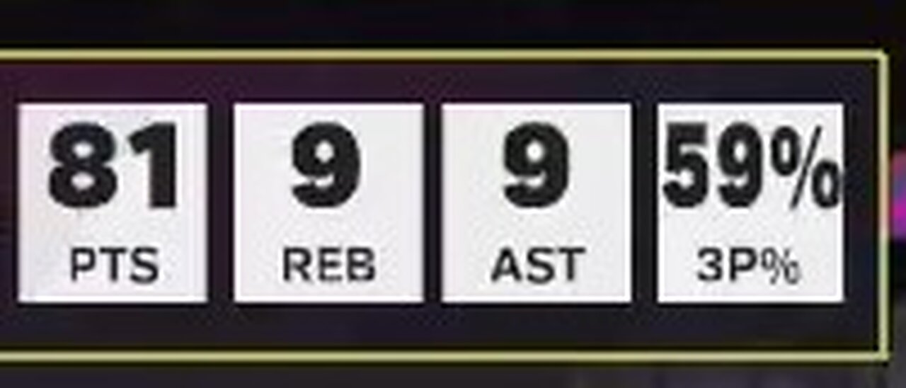 NBA 2K25 81 Points