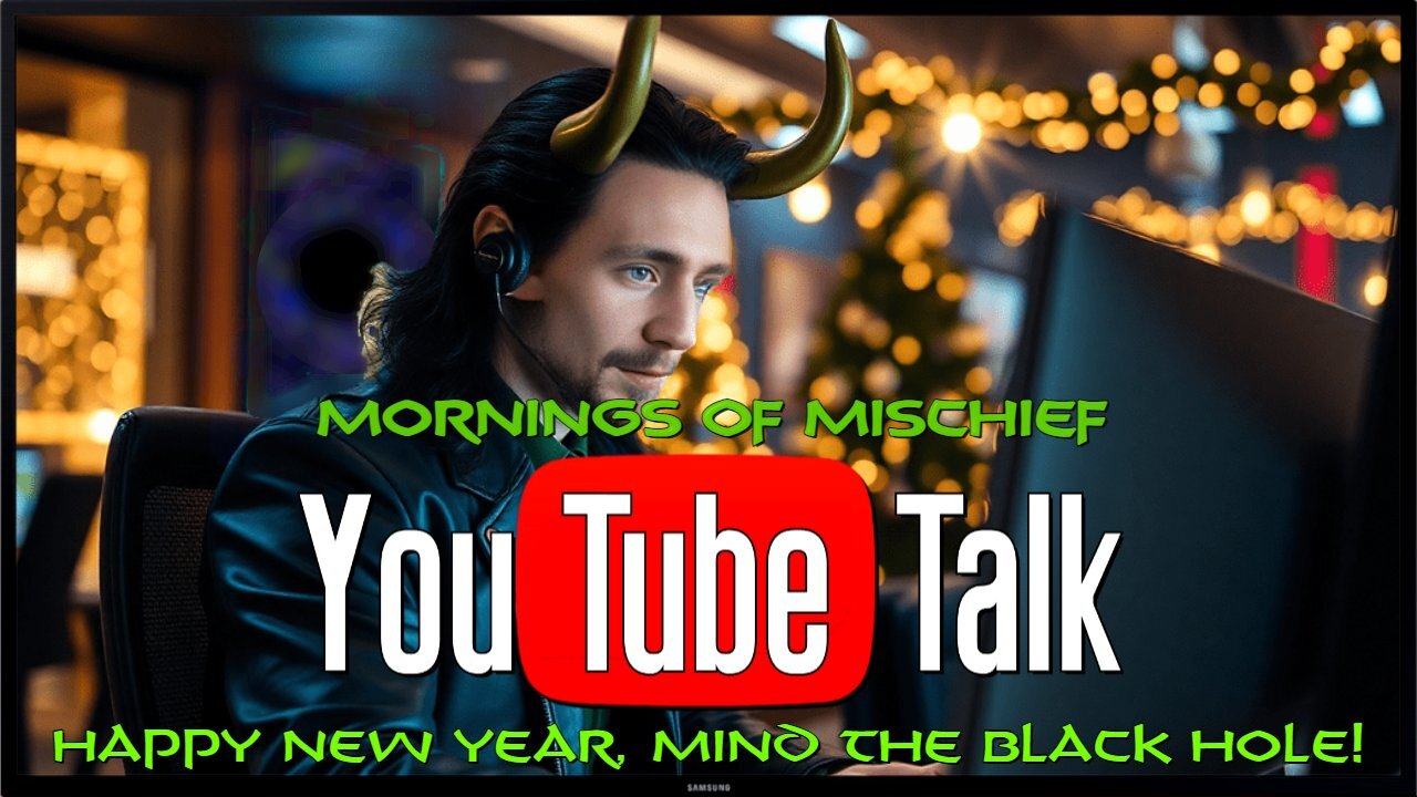 Loki's Mornings of Mischief YouTube Talk - Happy New Year, Mind the Black Ho