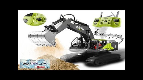 HJ Models 689-714A 1/16 2.4G 16CH RC Car Excavator Engineering Vehicles Alloy Review