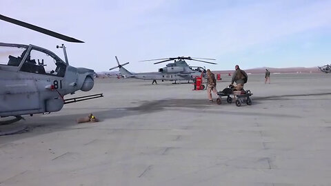 HMLA-269 Marines conduct close-air support training during SLTE 1-25
