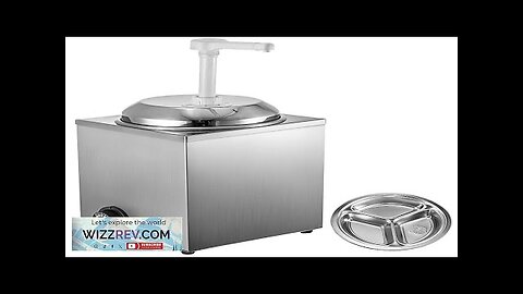 VEVOR Hot Fudge Warmer with Pump 2.6 Qt Hot Fudge Dispenser 650 Review