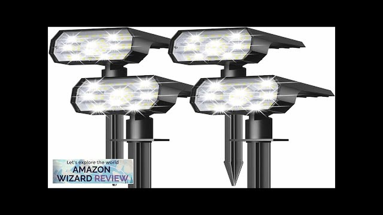 NYMPHY Solar Lights Outdoor Waterproof IP68, 56 LED 3 Lighting Modes Solar Review