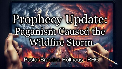 Prophecy Update: Paganism Caused the Wildfire Storm