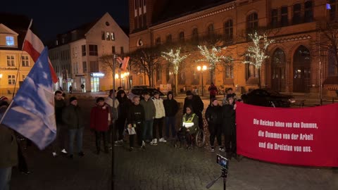 Greifswald - Jens - Eröffnung der Kundgebung 10-02-2025