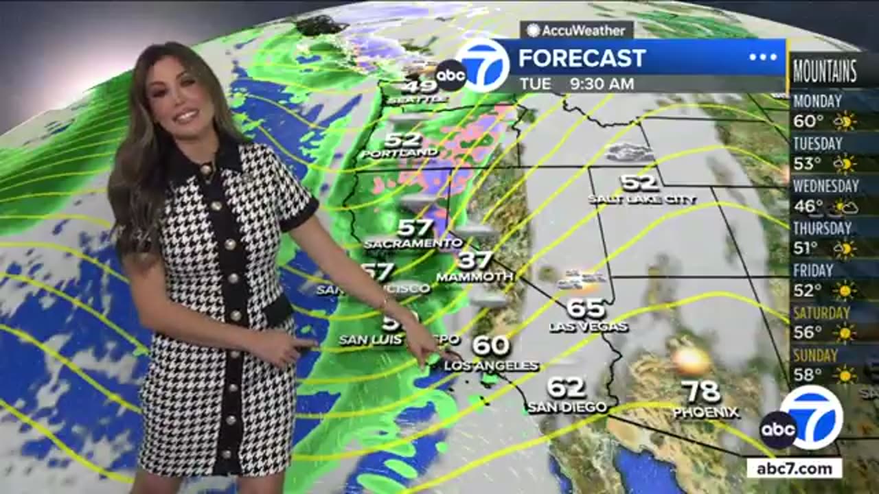 Christmas Eve forecast: Possible showers for SoCal