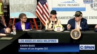 💥BOOM💥President Trump Calls Out Mayor Karen Bass on Live TV Over Disgraceful Delays in Wildfire Recovery