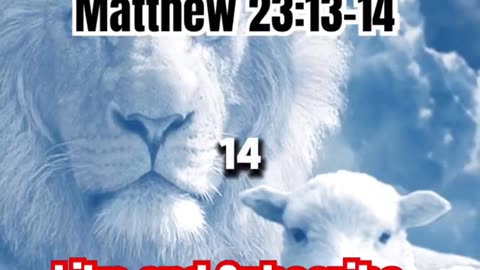 “WOE to YOU…!” Part 1 Matthew‬ ‭23‬:‭13‬-14