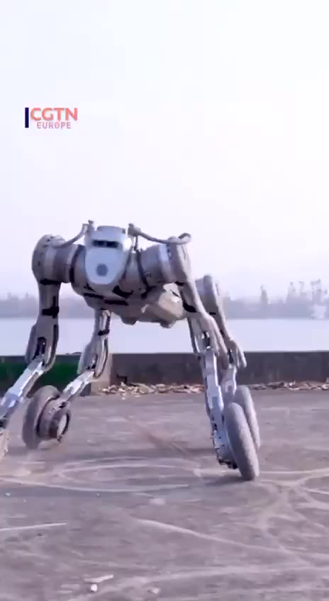 A new amazing robotic dog.! 😮