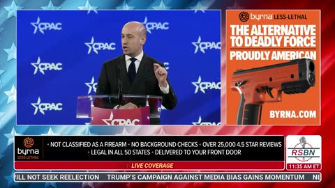 RSBN Stephen Miller Delivers Remarks at CPAC 2025 - 22225