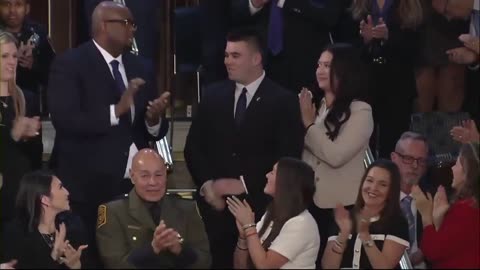 President Trump Suprises Jason Hartley with Military Academy Acceptance During Speech