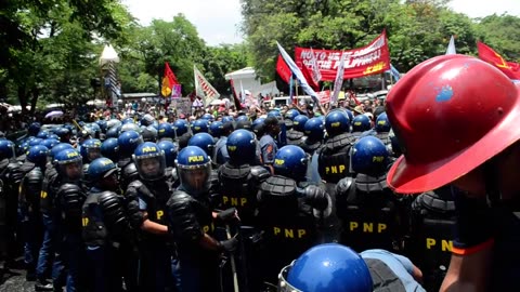 Manila Police District intense dispersal of protesters