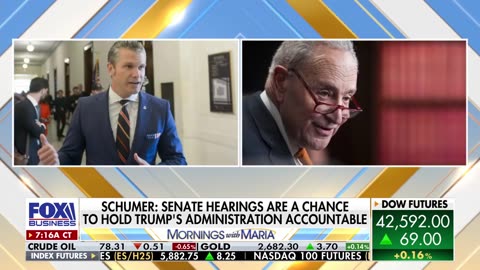 🚨 Is Chuck Schumer trying to turn Hegseth’s Senate hearing into a ‘circus’? Bartiromo