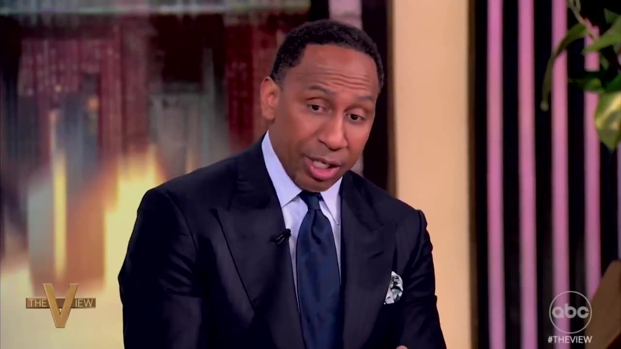 Stephen A Smith obliterates Joy Behar on The View over Trump mandate