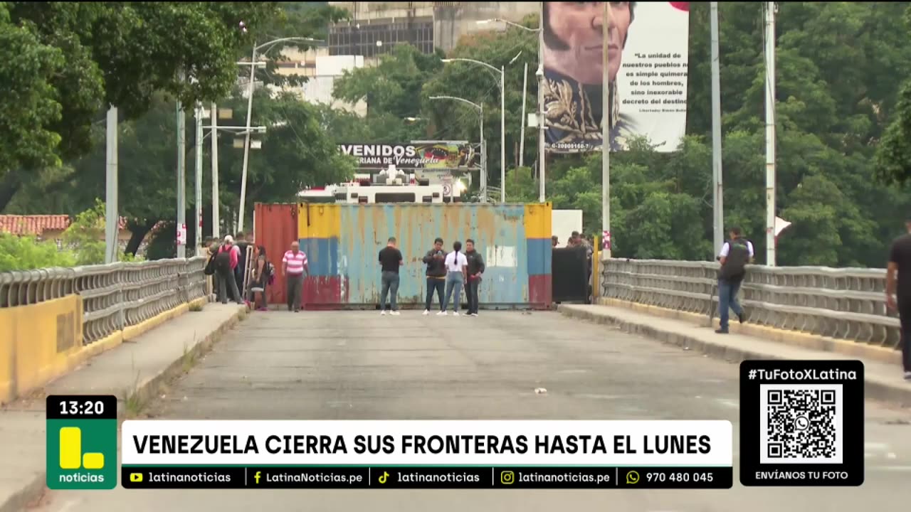 ¡Venezuela cierra sus fronteras! Tras juramentación de Maduro cierra el paso a Colombia